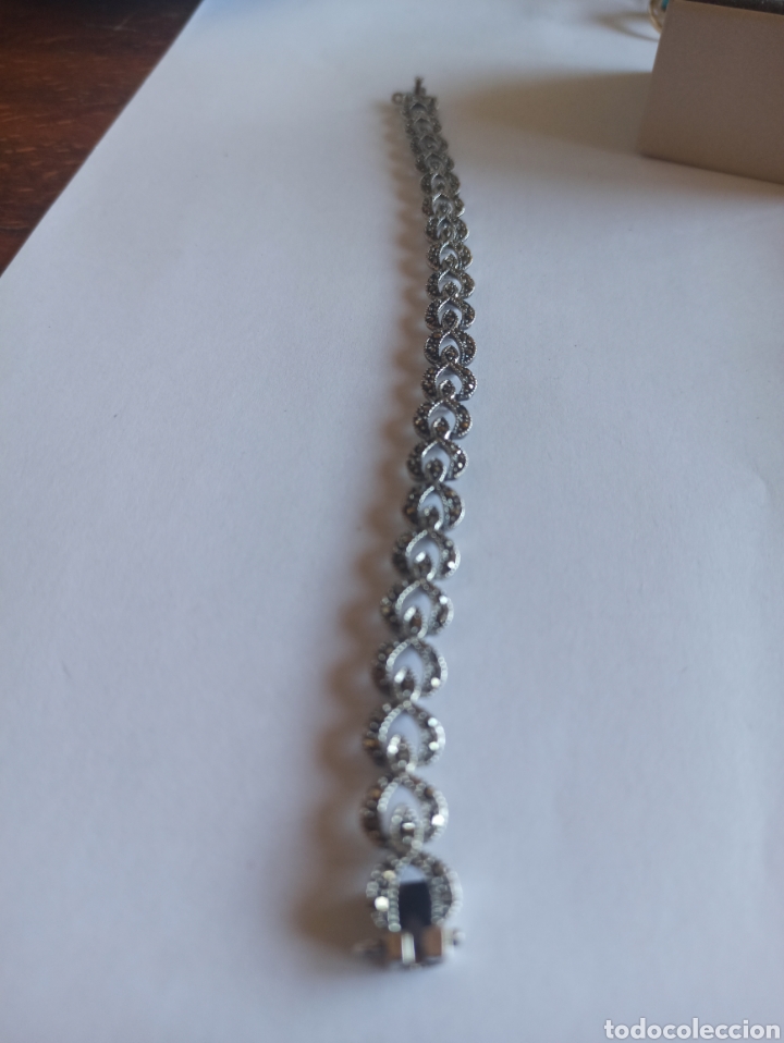 Joyeria: Pulsera de plata de ley 925 y marquesita - Foto 11