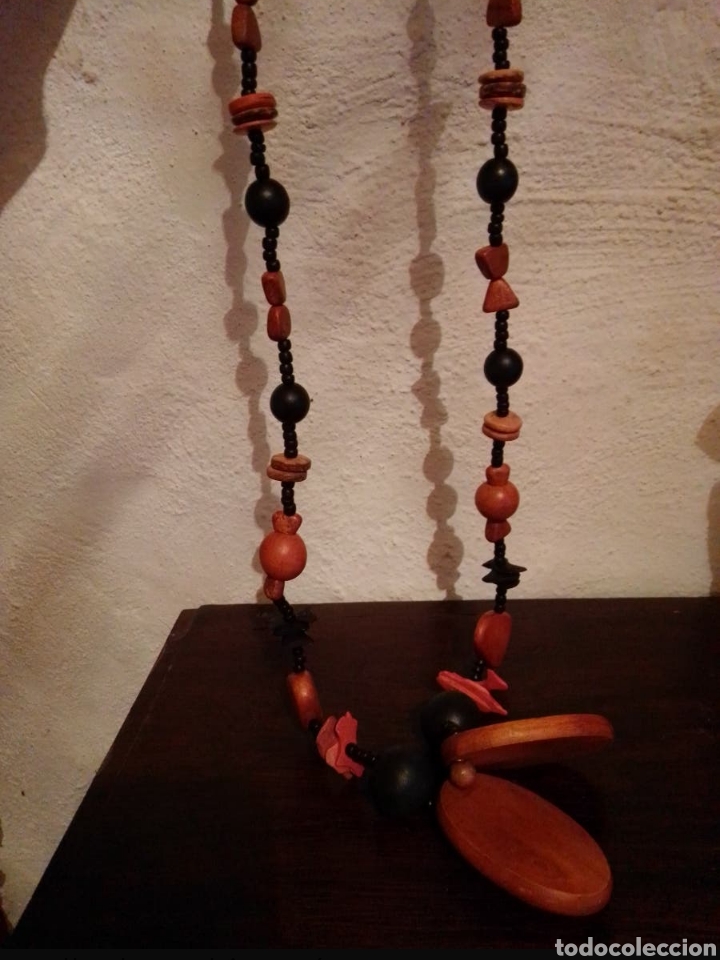 Joyeria: Collar bisuter&iacute;a madera - Foto 2