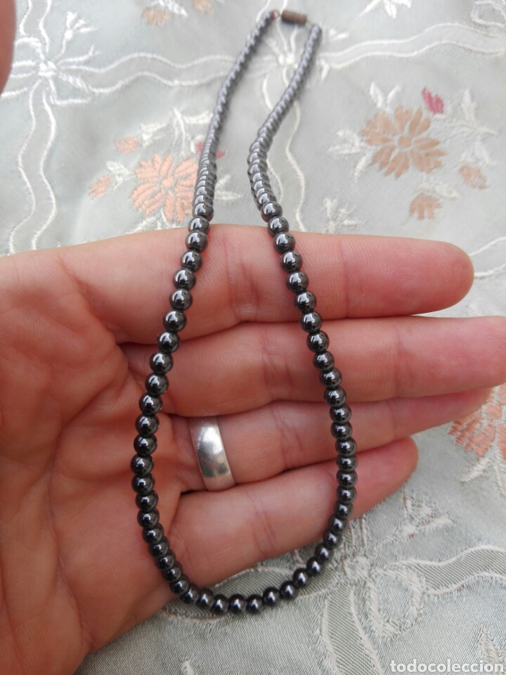 Joyeria: Fina gargantilla collar de perlas perlitas Hematites - Foto 3