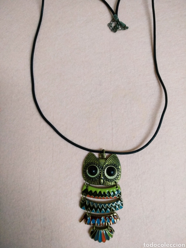 Joyeria: Collar de cuerda con Buho - Foto 1