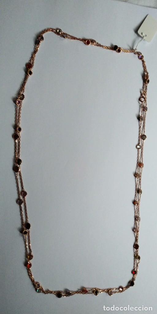 Joyeria: Cadena de plata larga con cz de colores. - Foto 2