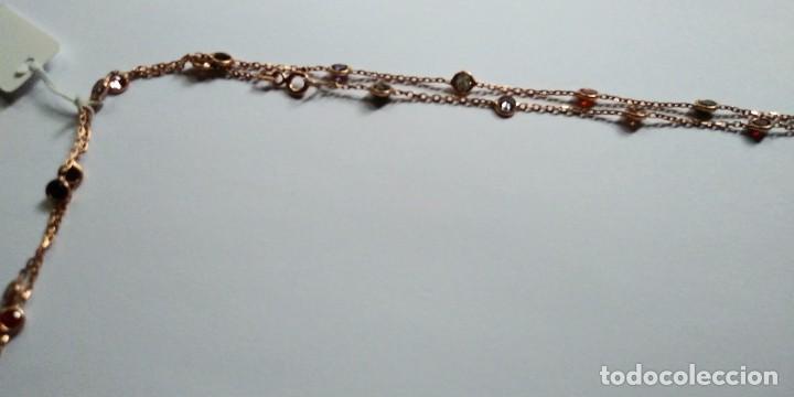 Joyeria: Cadena de plata larga con cz de colores. - Foto 3