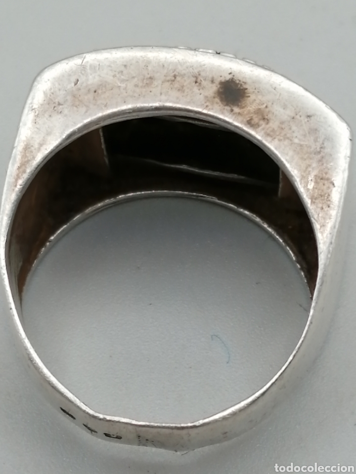 Joyeria: Antiguo anillo plata oro y marquesitas - Foto 7