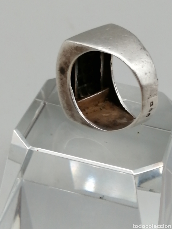 Joyeria: Antiguo anillo plata oro y marquesitas - Foto 8