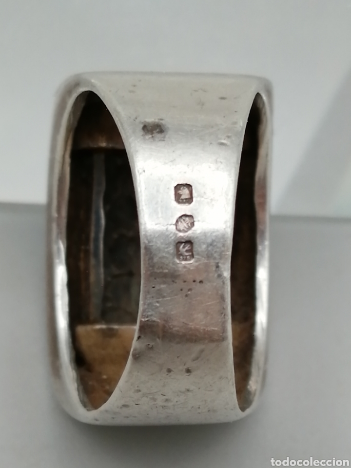 Joyeria: Antiguo anillo plata oro y marquesitas - Foto 9