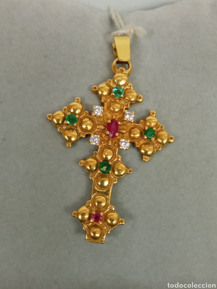 Joyeria: Cruz de oro y piedras LIQUIDACI&Oacute;N - Foto 2