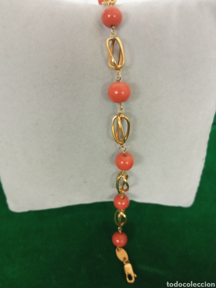 Joyeria: Pulsera de oro y coral V - Foto 2