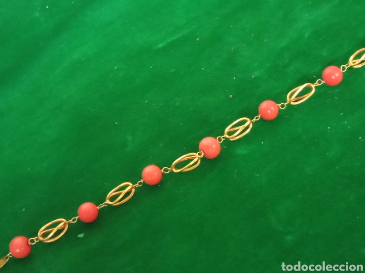 Joyeria: Pulsera de oro y coral V - Foto 1