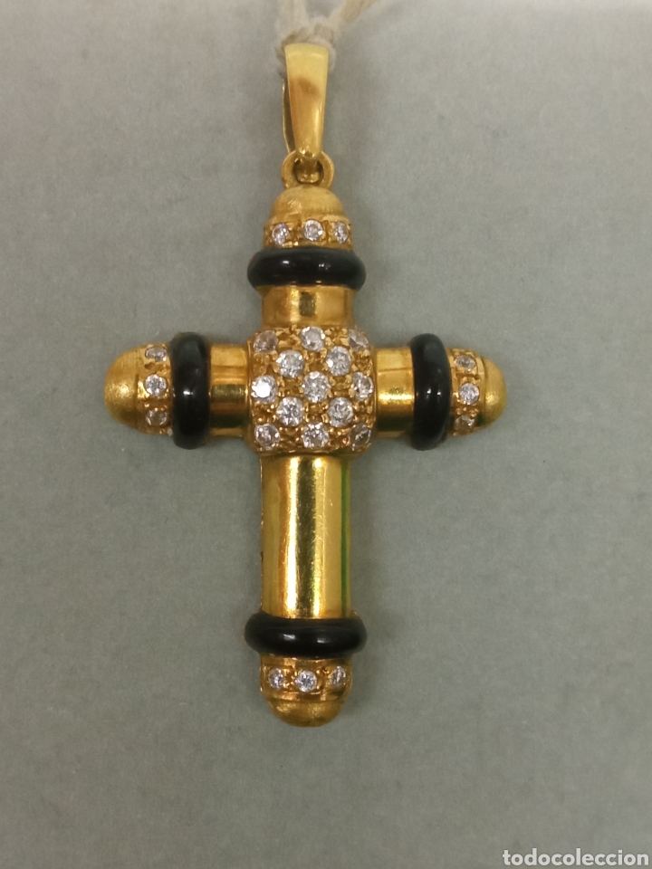 Joyeria: Cruz oro y circonitas - Foto 1