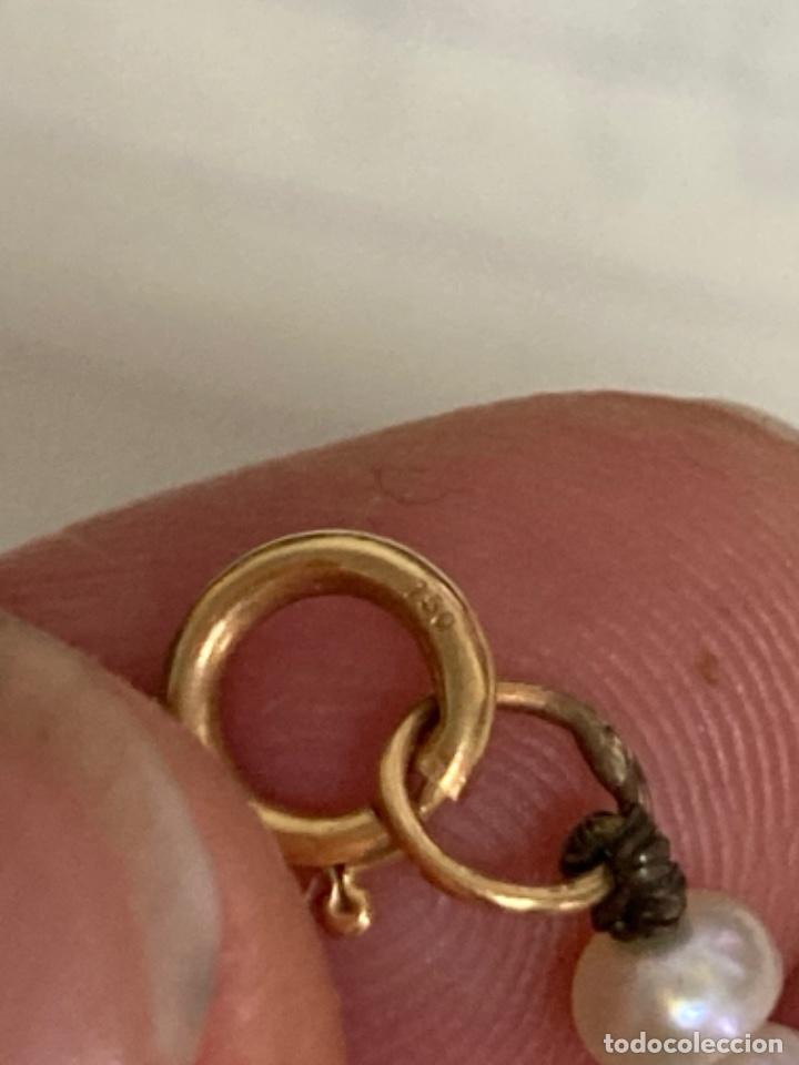 Joyeria: Collar de perlas de r&iacute;o y cierre de Oro 18 kl - Foto 3