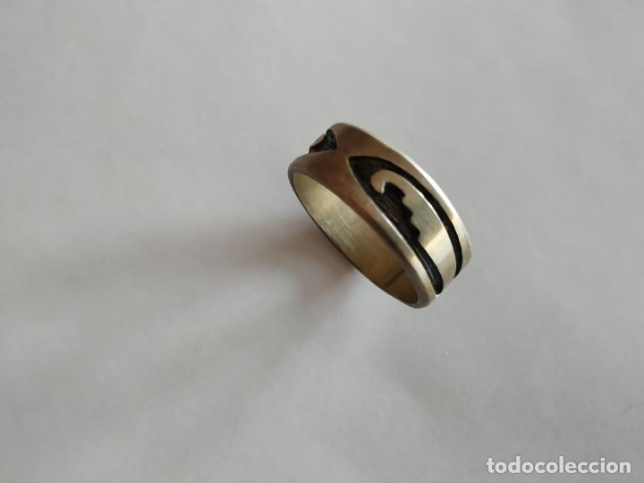 Joyeria: Antiguo Anillo de plata. A&ntilde;os 70. - Foto 1