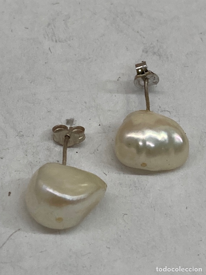 Joyeria: Pendientes de plata y perlas - Foto 1