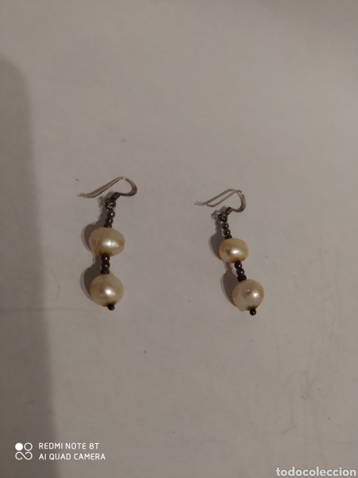 Joyeria: Pendientes plata y perlas - Foto 1
