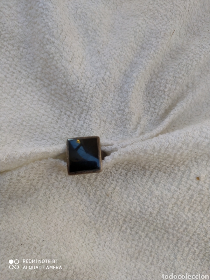 Joyeria: Anillo plata y azabache - Foto 1