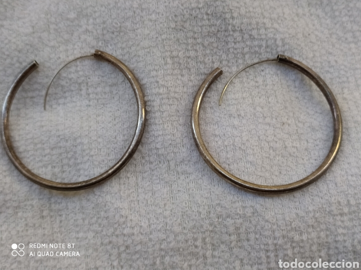Joyeria: Pendientes aros grandes plata - Foto 3