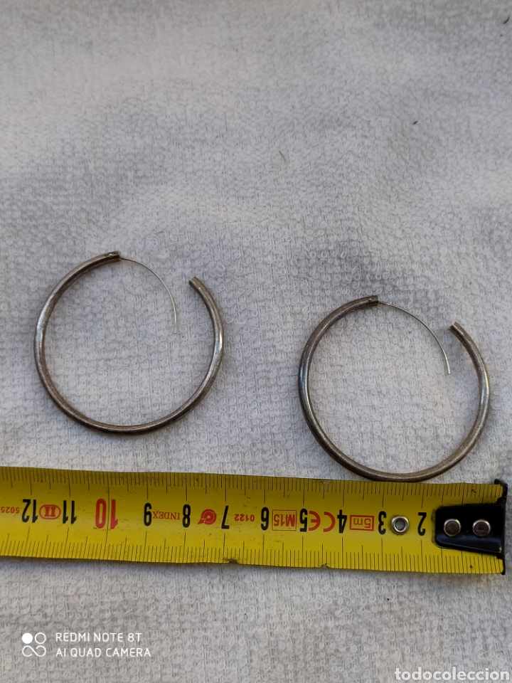 Joyeria: Pendientes aros grandes plata - Foto 1