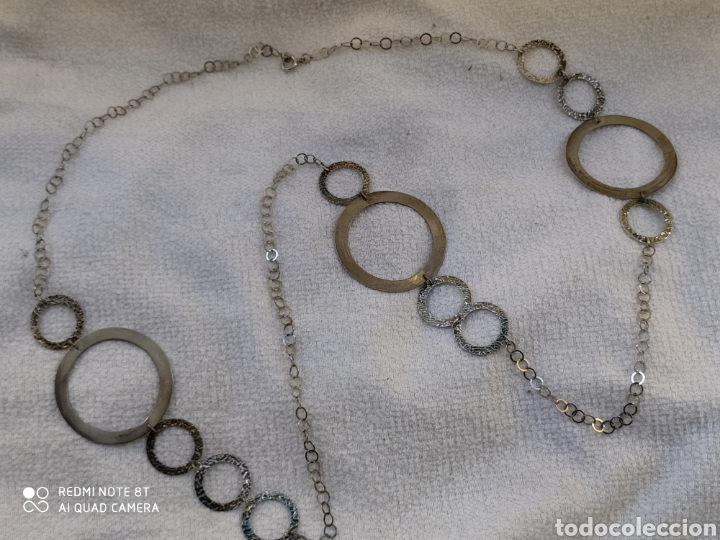 Joyeria: Collar aros plata vintage - Foto 3