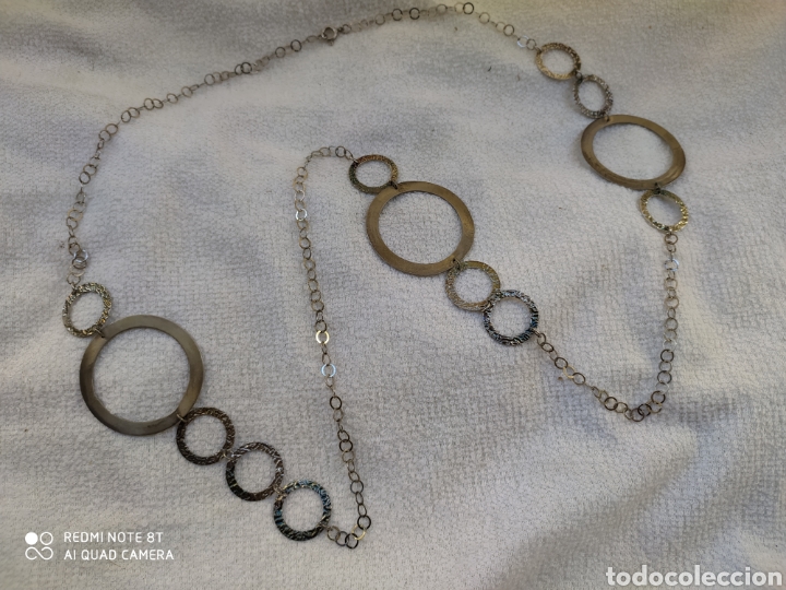 Joyeria: Collar aros plata vintage - Foto 1