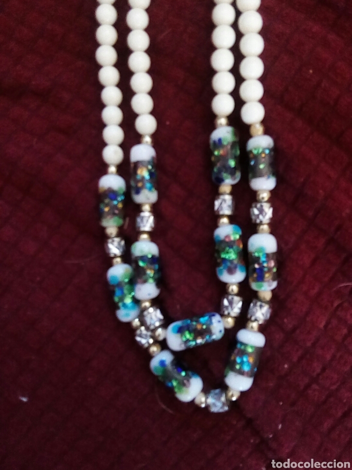 Joyeria: Collar blanco doble hilera de corales - Foto 5