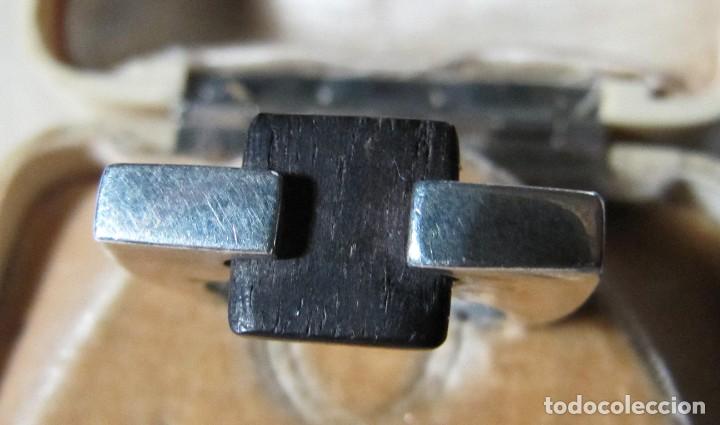 Joyeria: anillo de dise&ntilde;o plata y &eacute;bano Bayanihan - Foto 2