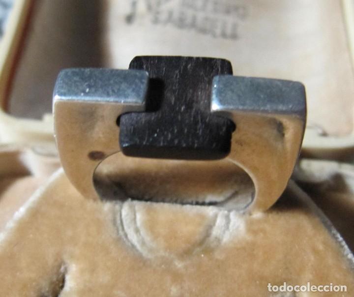 Joyeria: anillo de dise&ntilde;o plata y &eacute;bano Bayanihan - Foto 3