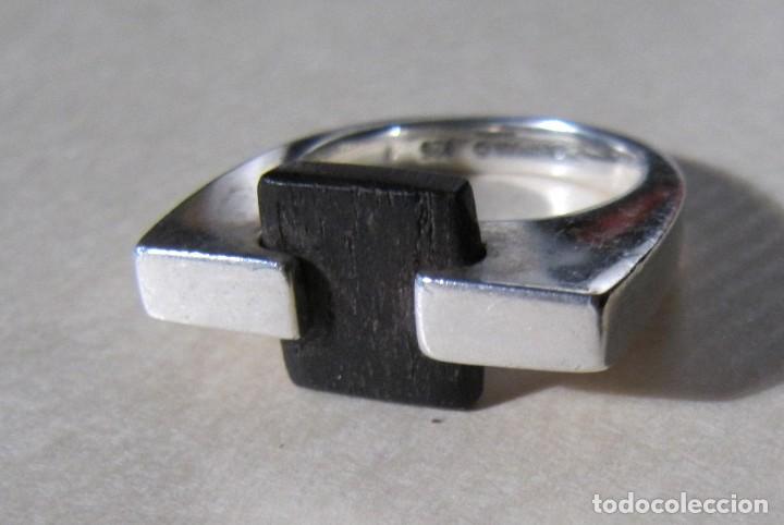 Joyeria: anillo de dise&ntilde;o plata y &eacute;bano Bayanihan - Foto 6