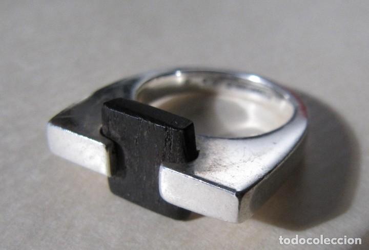 Joyeria: anillo de dise&ntilde;o plata y &eacute;bano Bayanihan - Foto 7