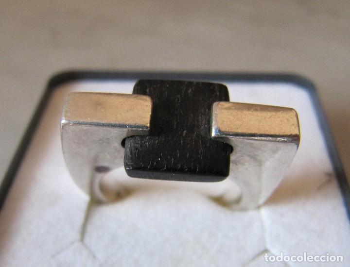 Joyeria: anillo de dise&ntilde;o plata y &eacute;bano Bayanihan - Foto 9