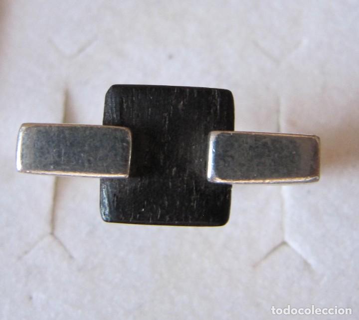 Joyeria: anillo de dise&ntilde;o plata y &eacute;bano Bayanihan - Foto 10