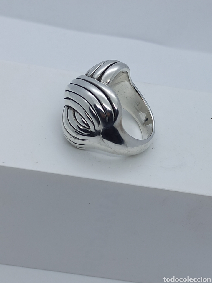 Joyeria: Anillo de plata inflada 925 entrelazado - Foto 3