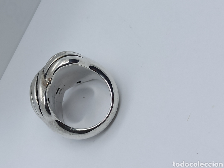 Joyeria: Anillo de plata inflada 925 entrelazado - Foto 6