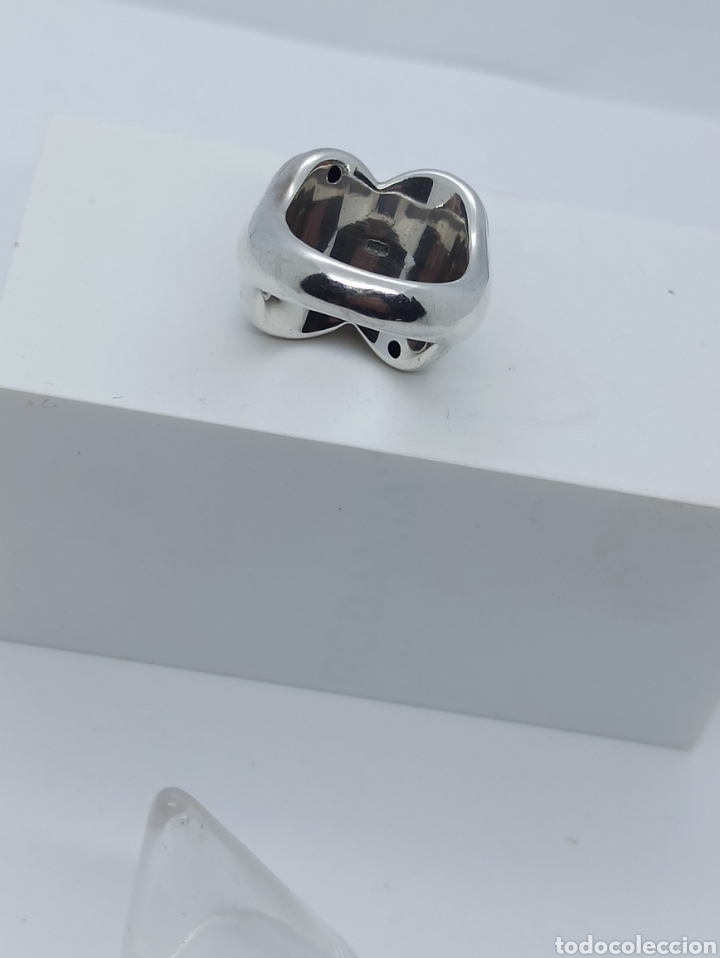 Joyeria: Anillo de plata inflada 925 entrelazado - Foto 8