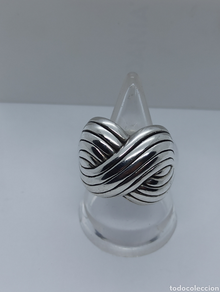 Joyeria: Anillo de plata inflada 925 entrelazado - Foto 10