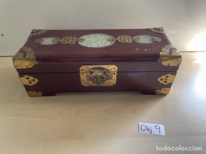 Joyeria: ANTIGUA CAJA JOYERO DE MADERA - Foto 1