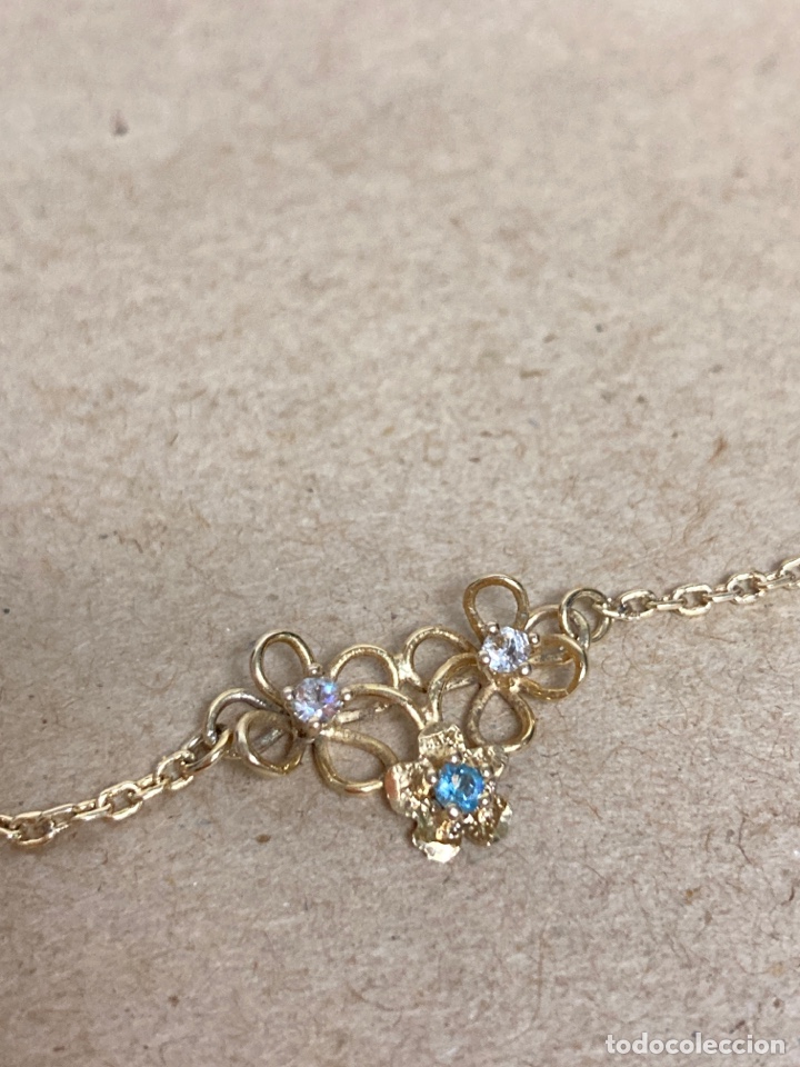 Joyeria: Gargantilla de plata chapada en oro - Foto 2