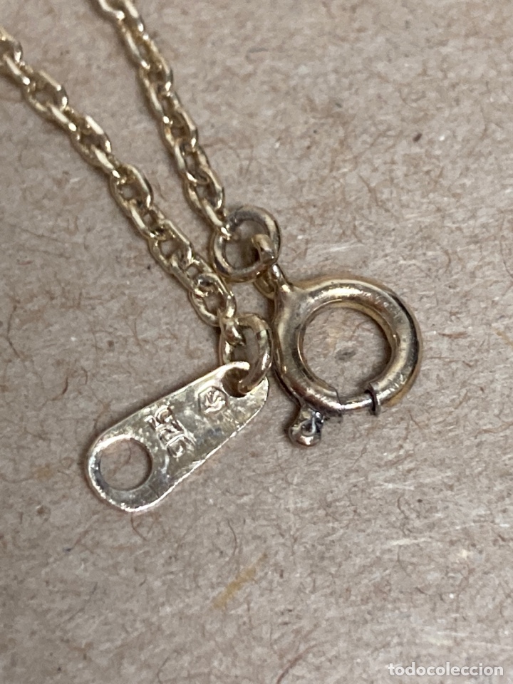 Joyeria: Gargantilla de plata chapada en oro - Foto 3