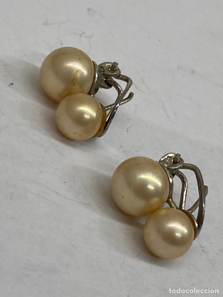 Joyeria: Pendientes de plata y perlas - Foto 1