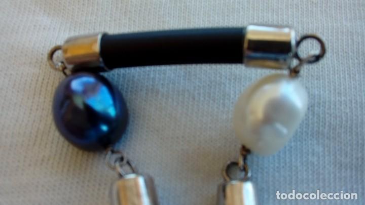 Joyeria: PULSERA PLATA PERLAS Y SILICONA - Foto 1