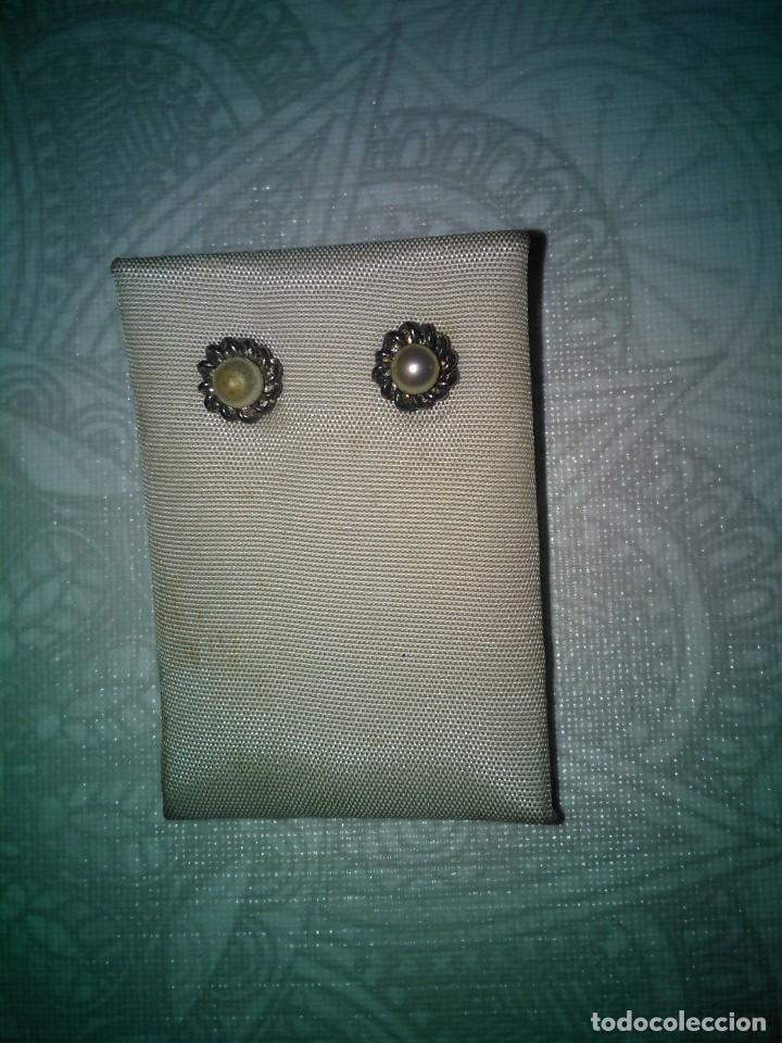 Joyeria: Pendientes de Plata de Ley con perlas - Foto 1