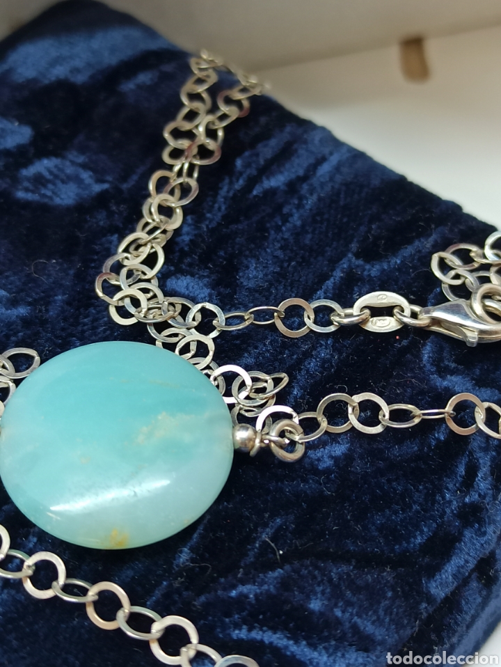 Joyeria: Collar en plata de ley 925 y Jade - Foto 5