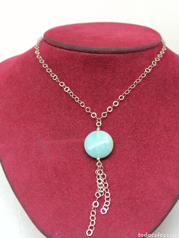 Joyeria: Collar en plata de ley 925 y Jade - Foto 1