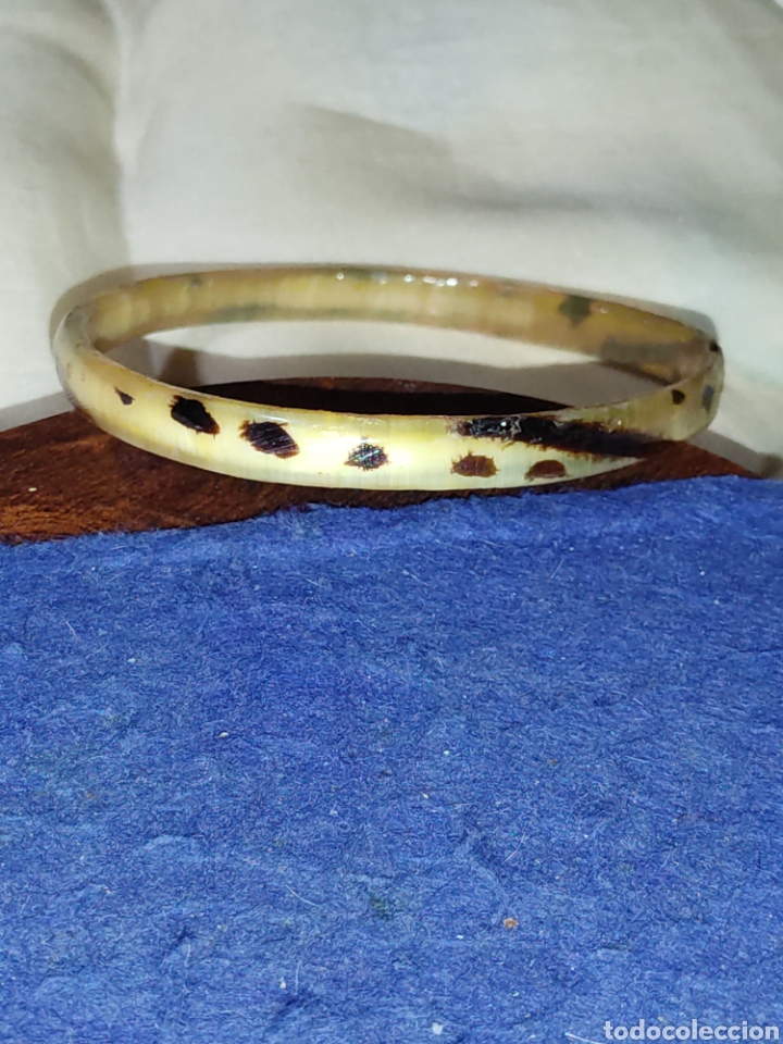 Joyeria: Pulsera de asta de toro.A&ntilde;os 70 - Foto 2
