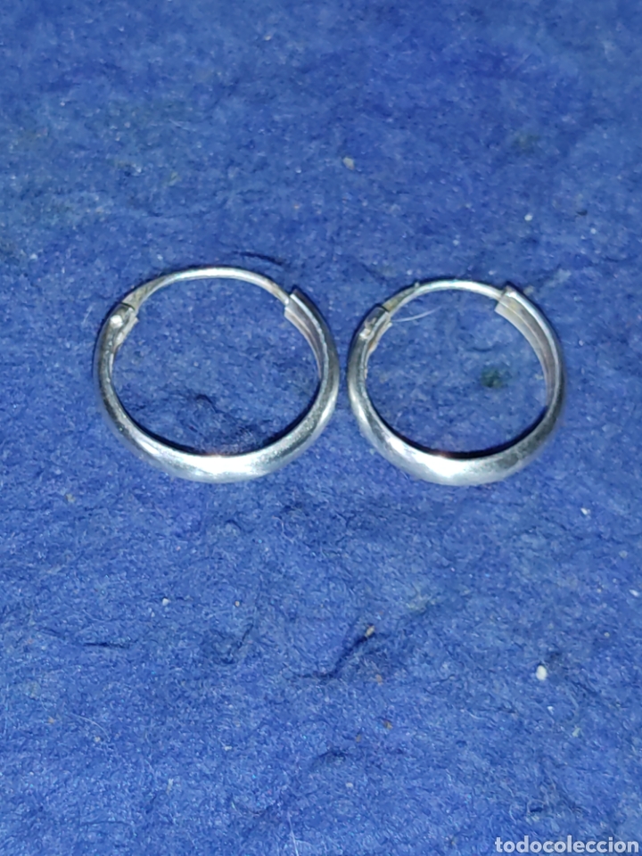 Joyeria: Pendientes,aros de plata 925. - Foto 1