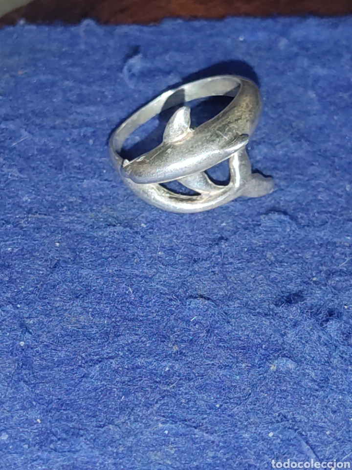 Joyeria: Anillo delf&iacute;n de plata 925 contrastada. - Foto 5