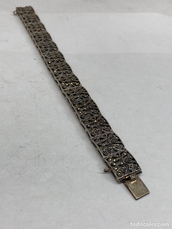 Joyeria: Pulsera de plata con marquesitas - Foto 2