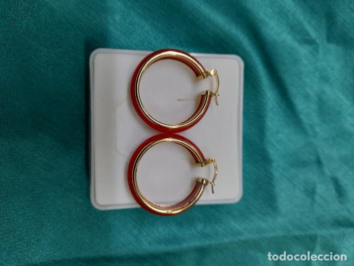 Joyeria: Pendientes de oro y coral - Foto 3