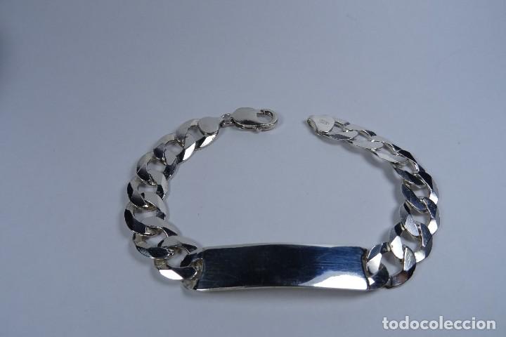 Joyeria: Pulsera tipo esclava en plata 925 maciza, nueva - Foto 1