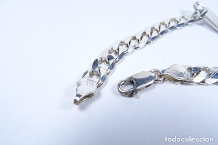 Joyeria: Pulsera tipo esclava en plata 925 maciza, nueva - Foto 5