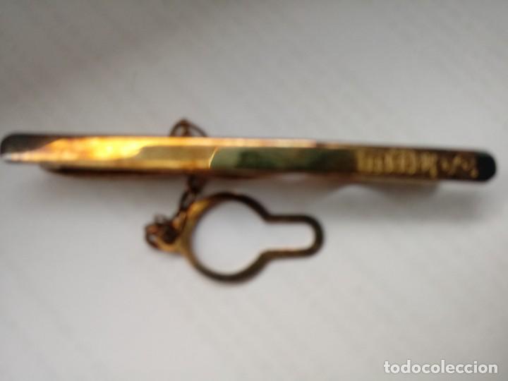 Joyeria: ALFILER CORBATA CHAPADO ORO MILUPA 1980 - Foto 1