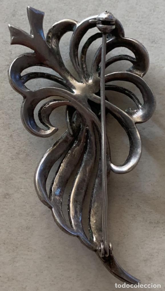 Joyeria: BROCHE VINTAGE - PLATA Y MARQUESITAS - Foto 4